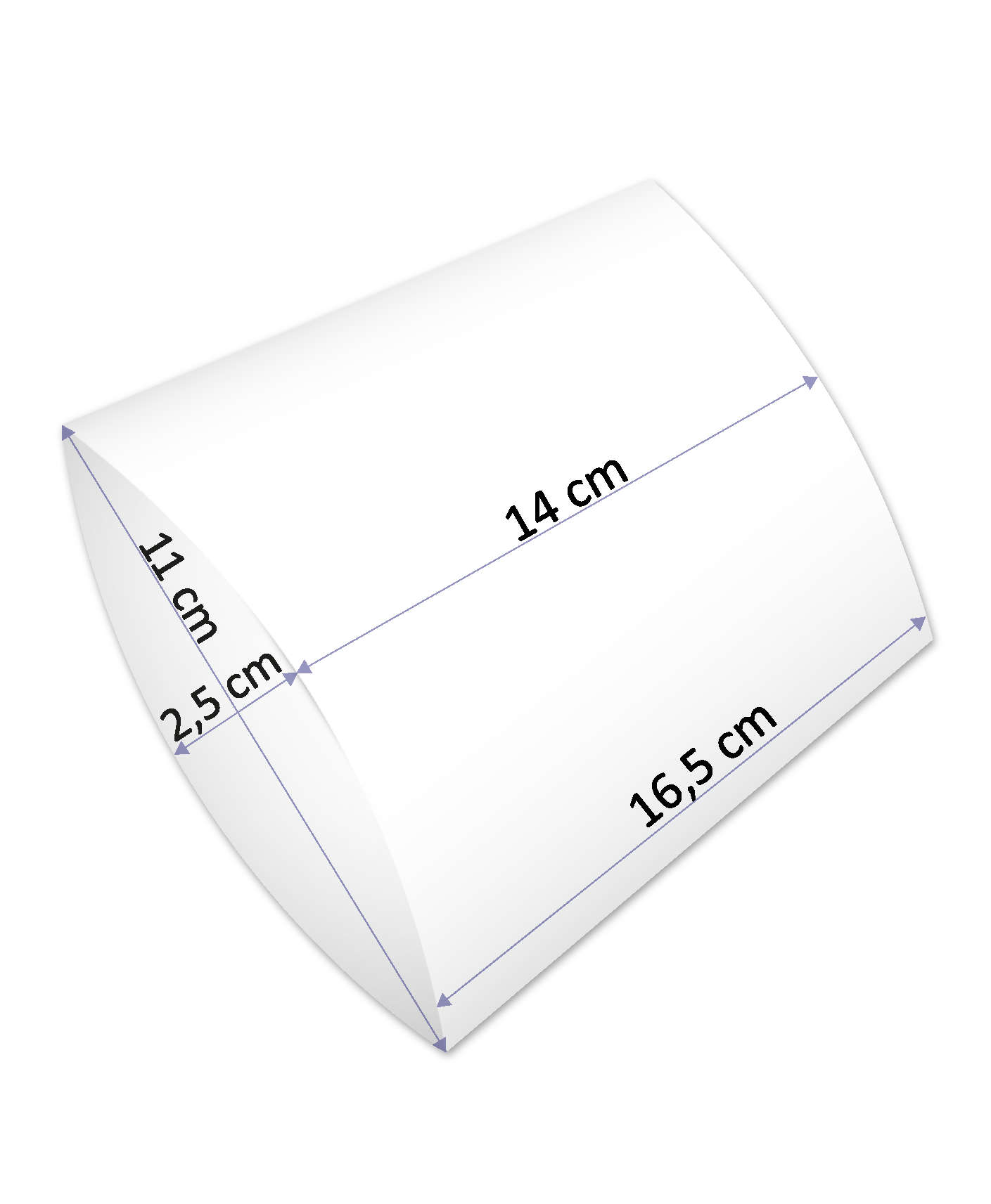 14 x 2,5 x 11 cm
