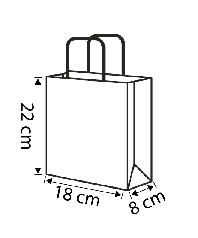18+8x22cm - 70grams papier