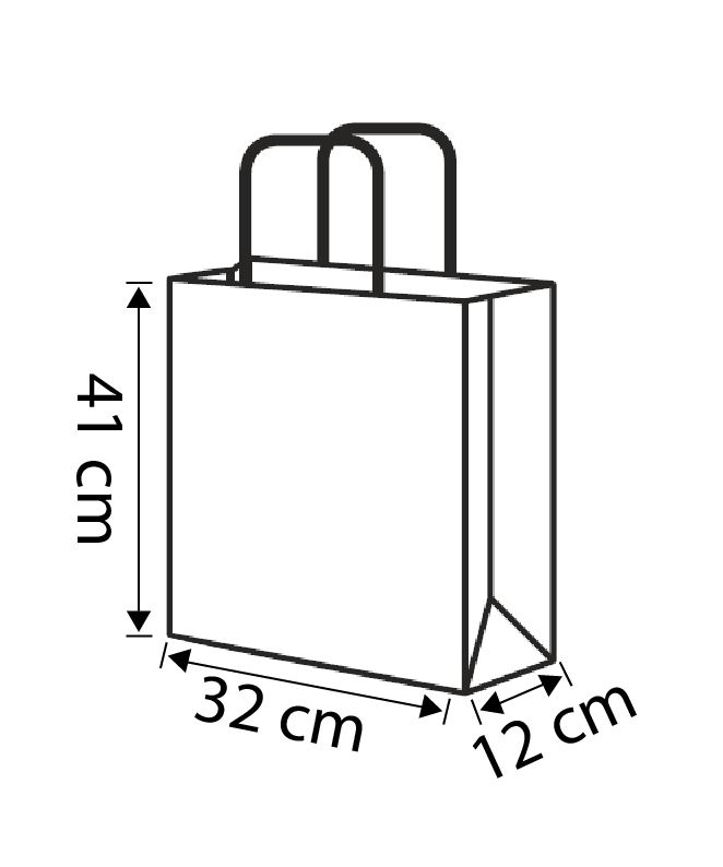 32+12x41cm - 80grams papier